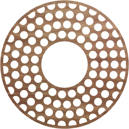 Ekena Millwork Fink Wood Fretwork Pierced Ceiling Medallion, Walnut, 38"OD x 13 3/4"ID x 3/8"T CMWP38X38X0375FFWA